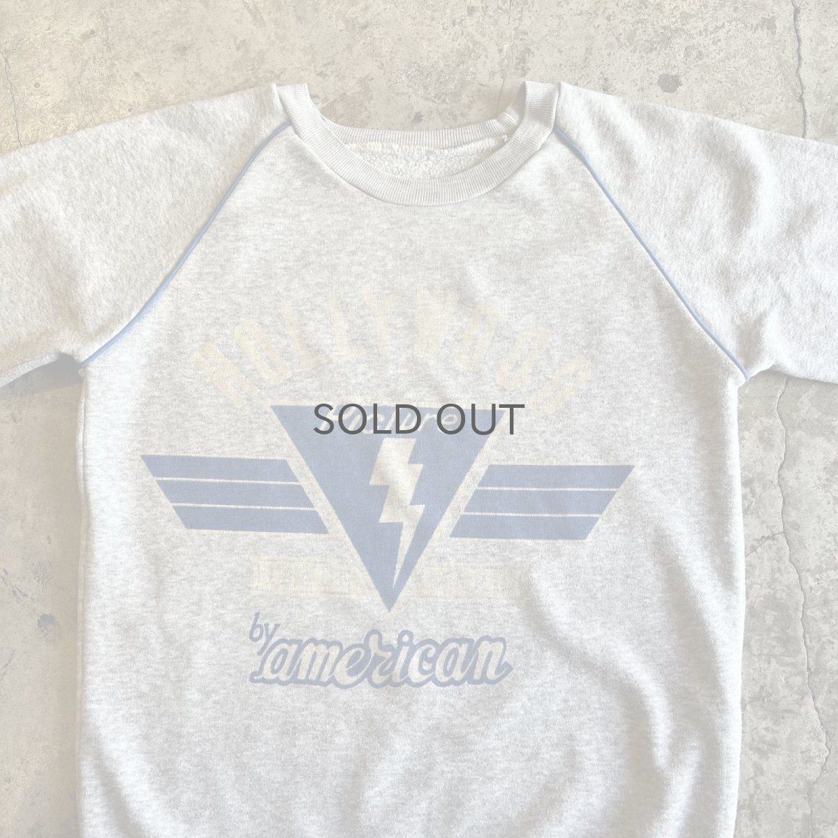 画像8: FRONT COLOR PRINTED SIDE POINT LINE DESIGN L/S SWEAT / Ladies M (8)