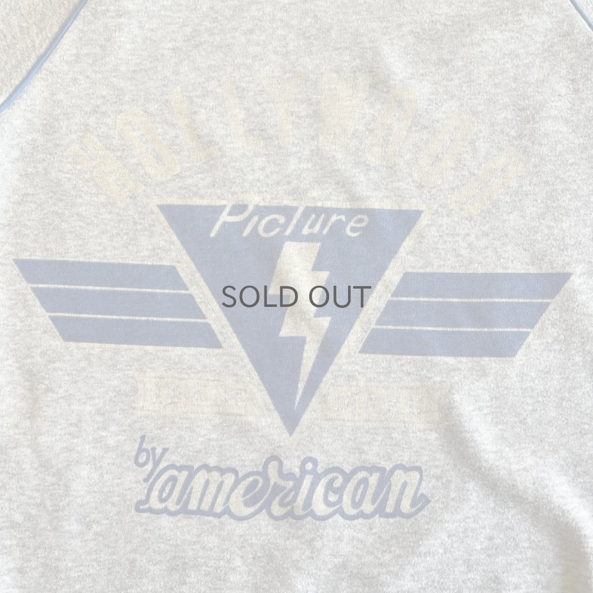 画像11: FRONT COLOR PRINTED SIDE POINT LINE DESIGN L/S SWEAT / Ladies M (11)