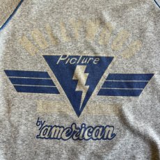 画像11: FRONT COLOR PRINTED SIDE POINT LINE DESIGN L/S SWEAT / Ladies M (11)
