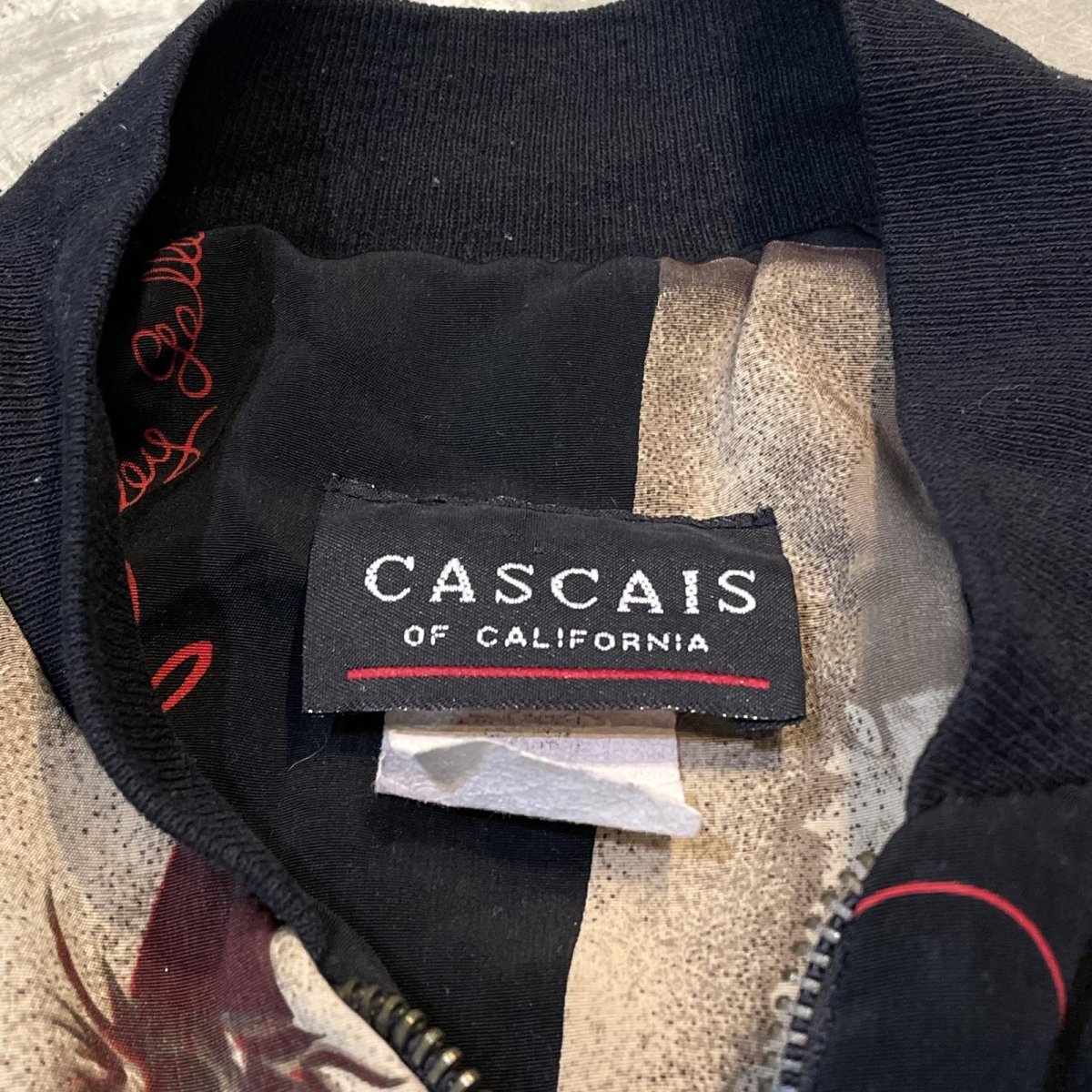 画像10: ALL OVER GRAPHIC PATTERN ZIP UP BLOUSON / Mens L (10)