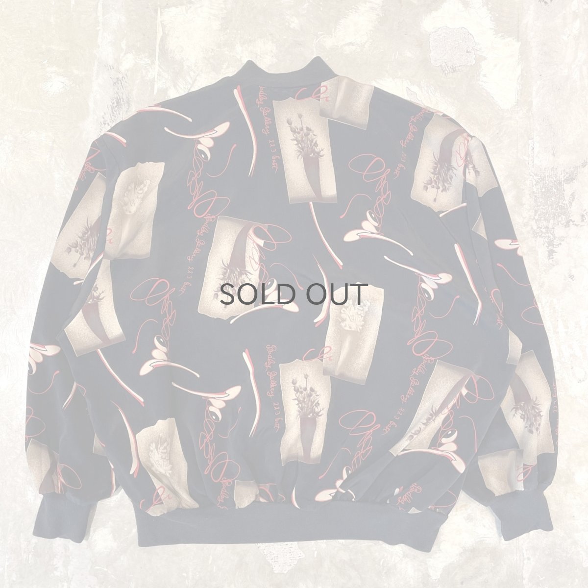 画像2: ALL OVER GRAPHIC PATTERN ZIP UP BLOUSON / Mens L (2)