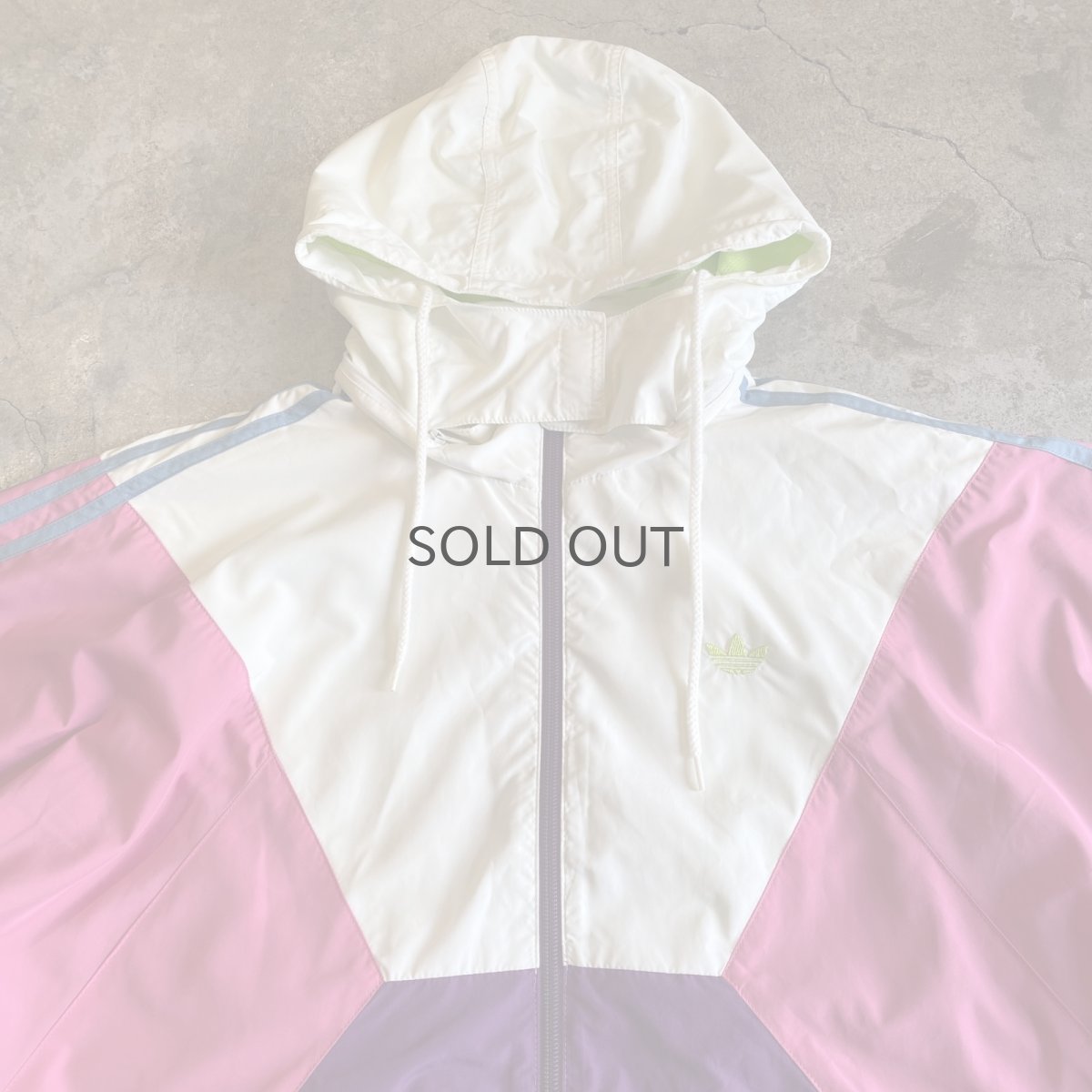 画像4: 【adidas】FOUR COLOR DESIGN ZIP UP DESIGN SPORTY JACKET / Ladies M(L) (4)