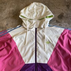 画像4: 【adidas】FOUR COLOR DESIGN ZIP UP DESIGN SPORTY JACKET / Ladies M(L) (4)