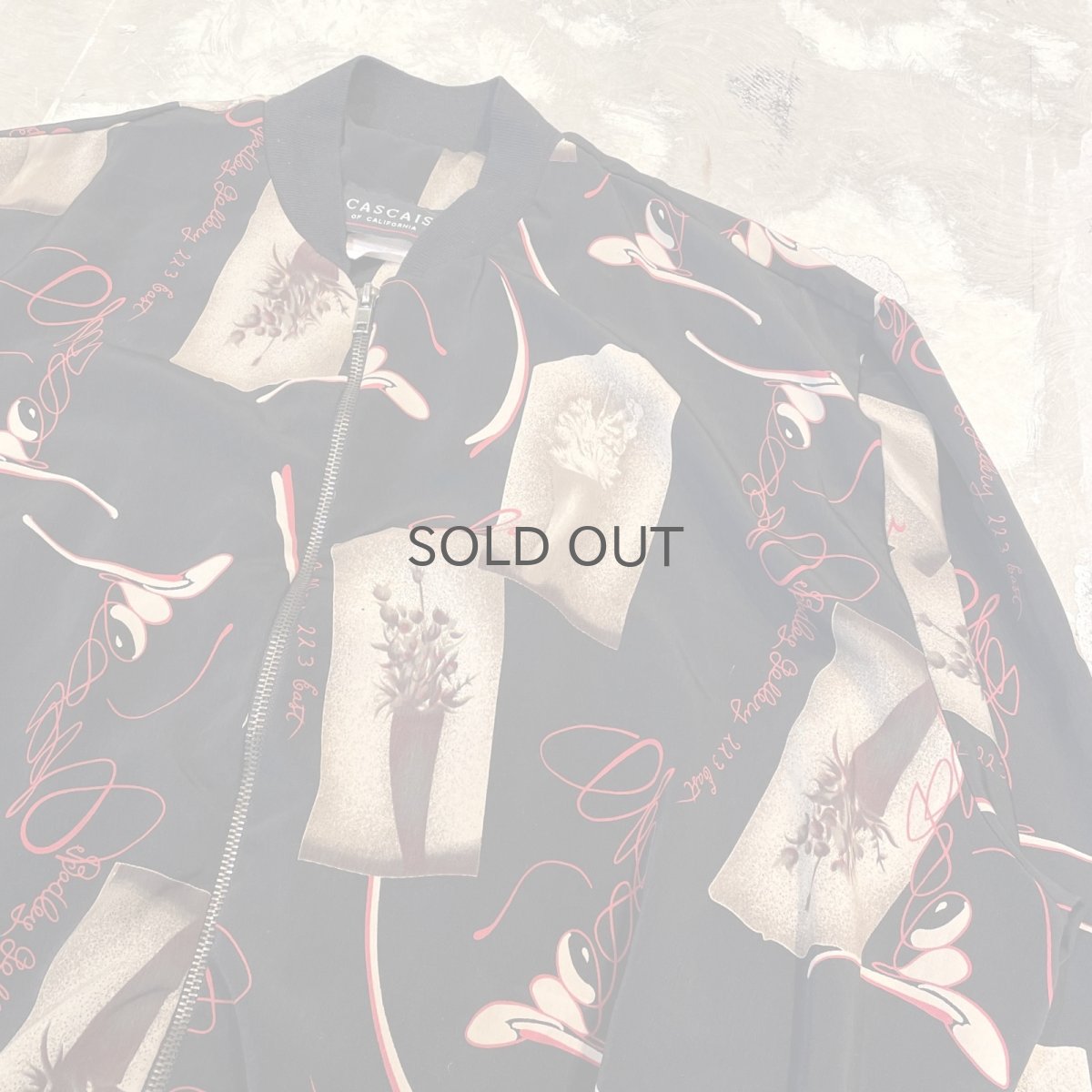 画像4: ALL OVER GRAPHIC PATTERN ZIP UP BLOUSON / Mens L (4)