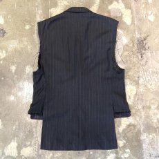 画像2: 【Wiz&Witch】"OUT STITCH" TAYLOR DOUBLE VEST ~BURBERRY'S~ / OS (2)