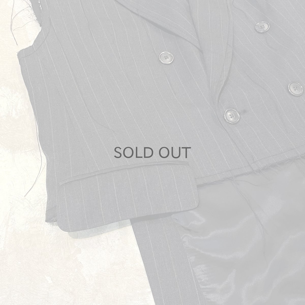 画像5: 【Wiz&Witch】"OUT STITCH" TAYLOR DOUBLE VEST ~BURBERRY'S~ / OS (5)