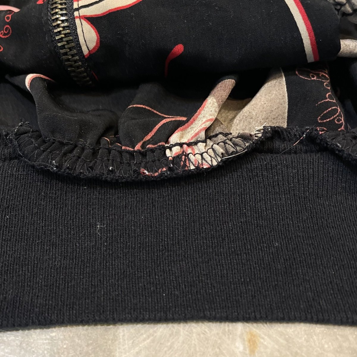 画像8: ALL OVER GRAPHIC PATTERN ZIP UP BLOUSON / Mens L (8)