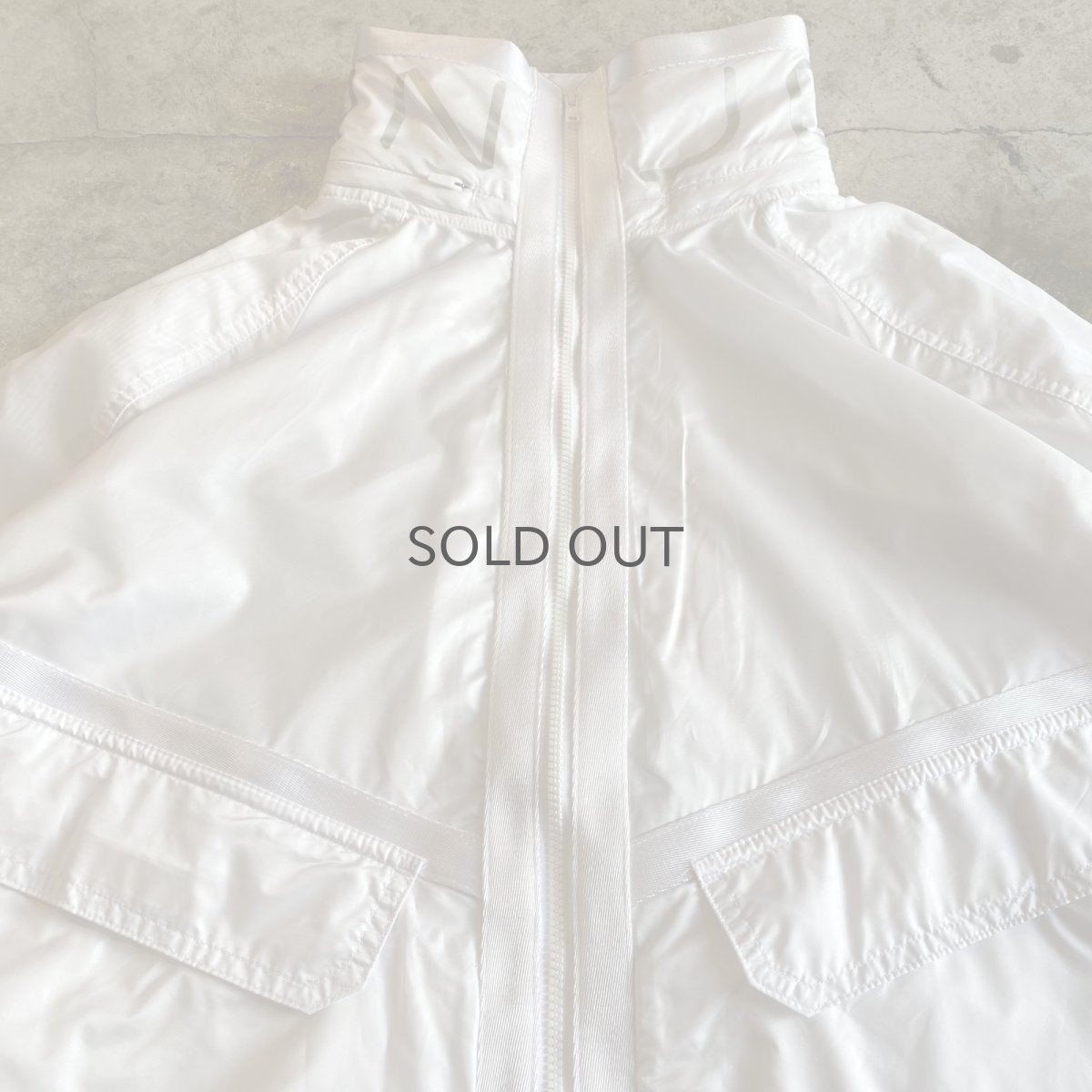 画像4: 【AIR JORDAN】SHEER SHORT DESIGN 2WAY ZIP UP JACKET/ Ladies M (4)