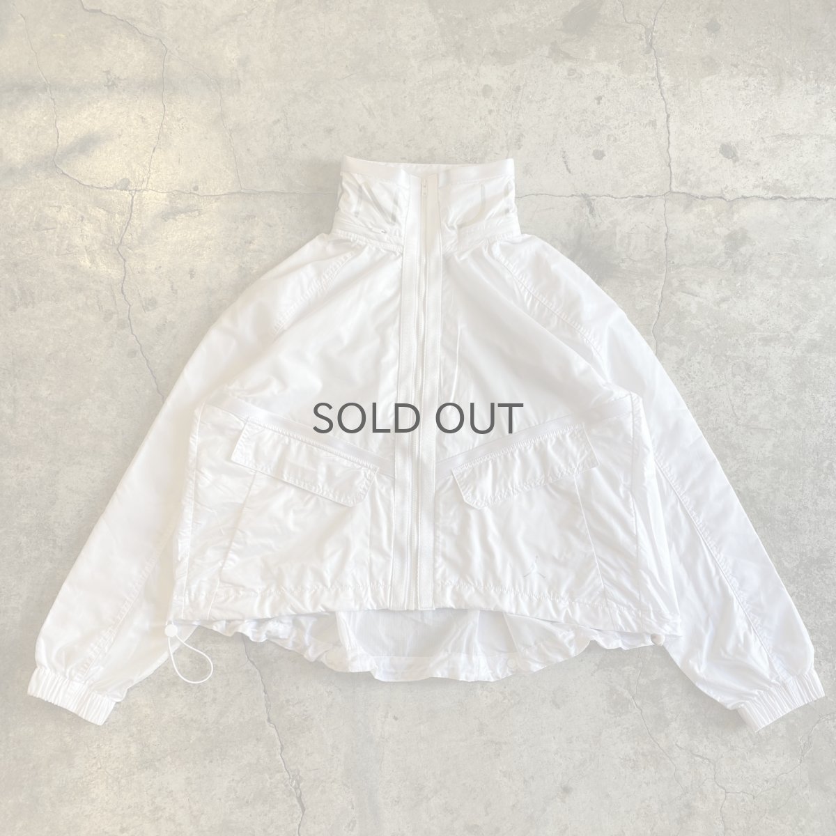 画像1: 【AIR JORDAN】SHEER SHORT DESIGN 2WAY ZIP UP JACKET/ Ladies M (1)