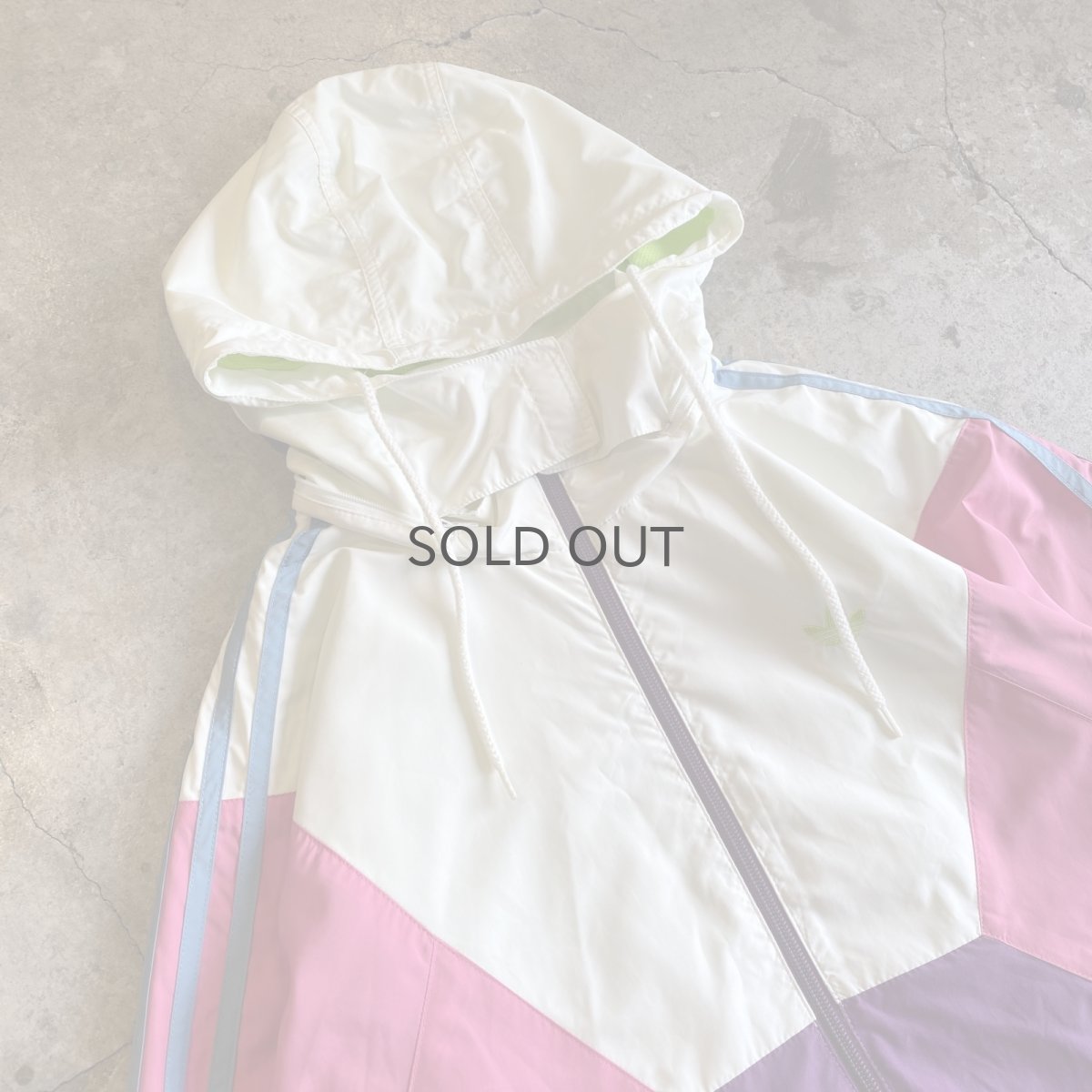 画像3: 【adidas】FOUR COLOR DESIGN ZIP UP DESIGN SPORTY JACKET / Ladies M(L) (3)