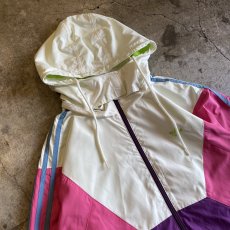 画像3: 【adidas】FOUR COLOR DESIGN ZIP UP DESIGN SPORTY JACKET / Ladies M(L) (3)