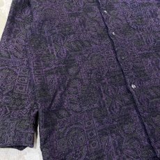 画像5: ALL OVER ARTISTIC PATTERN L/S SHIRT / Mens L (5)