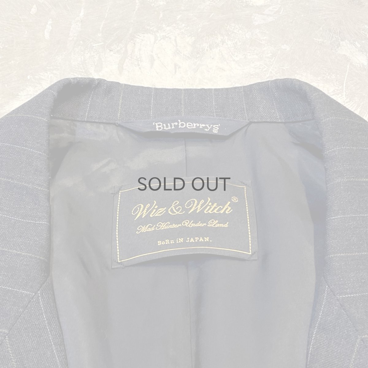 画像10: 【Wiz&Witch】"OUT STITCH" TAYLOR DOUBLE VEST ~BURBERRY'S~ / OS (10)