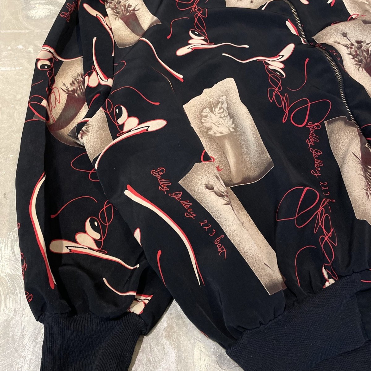 画像5: ALL OVER GRAPHIC PATTERN ZIP UP BLOUSON / Mens L (5)