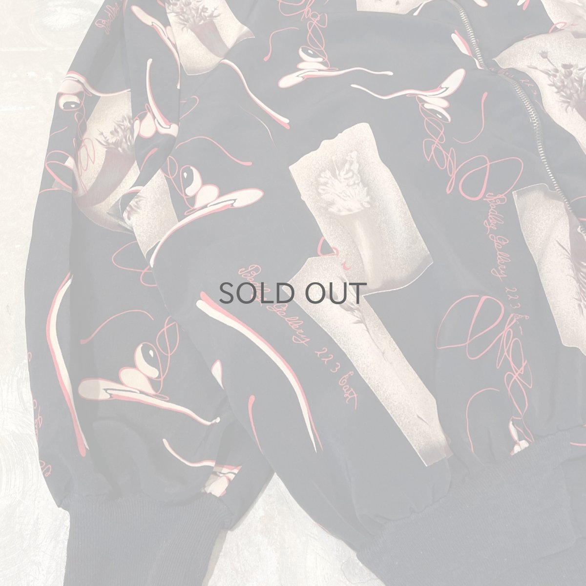 画像5: ALL OVER GRAPHIC PATTERN ZIP UP BLOUSON / Mens L (5)