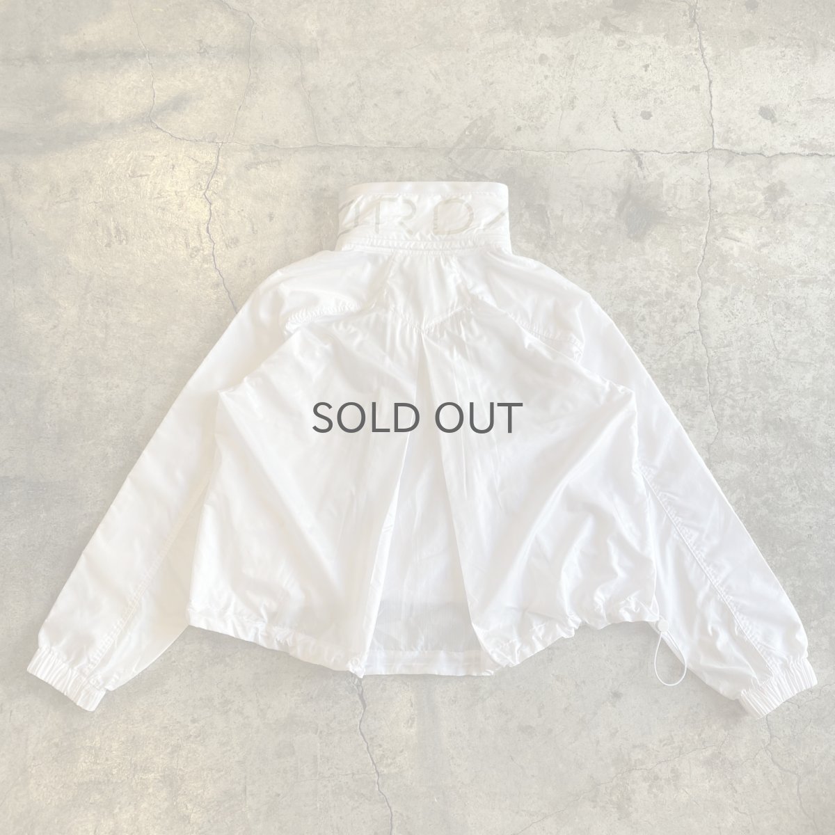 画像2: 【AIR JORDAN】SHEER SHORT DESIGN 2WAY ZIP UP JACKET/ Ladies M (2)