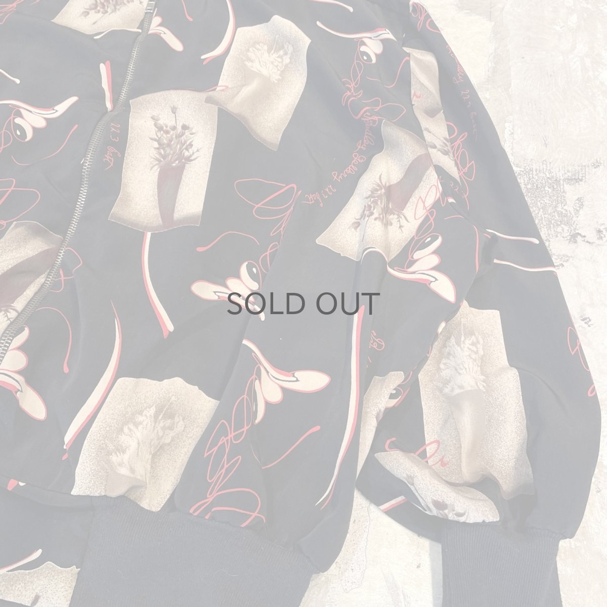 画像6: ALL OVER GRAPHIC PATTERN ZIP UP BLOUSON / Mens L (6)