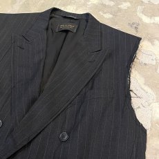 画像4: 【Wiz&Witch】"OUT STITCH" TAYLOR DOUBLE VEST ~BURBERRY'S~ / OS (4)