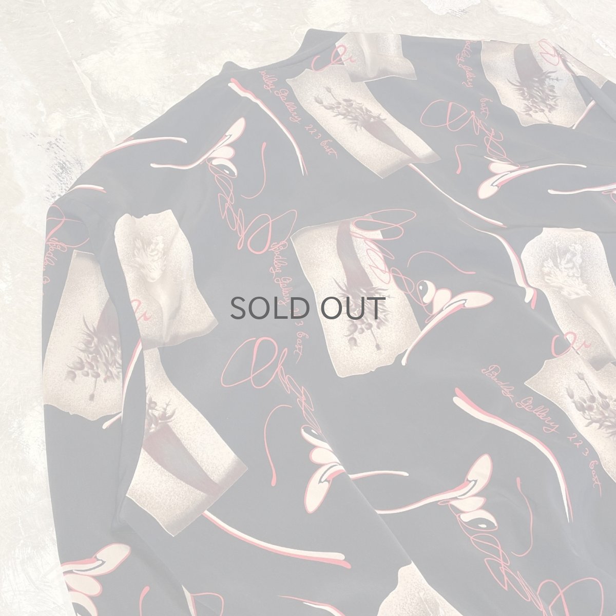 画像9: ALL OVER GRAPHIC PATTERN ZIP UP BLOUSON / Mens L (9)