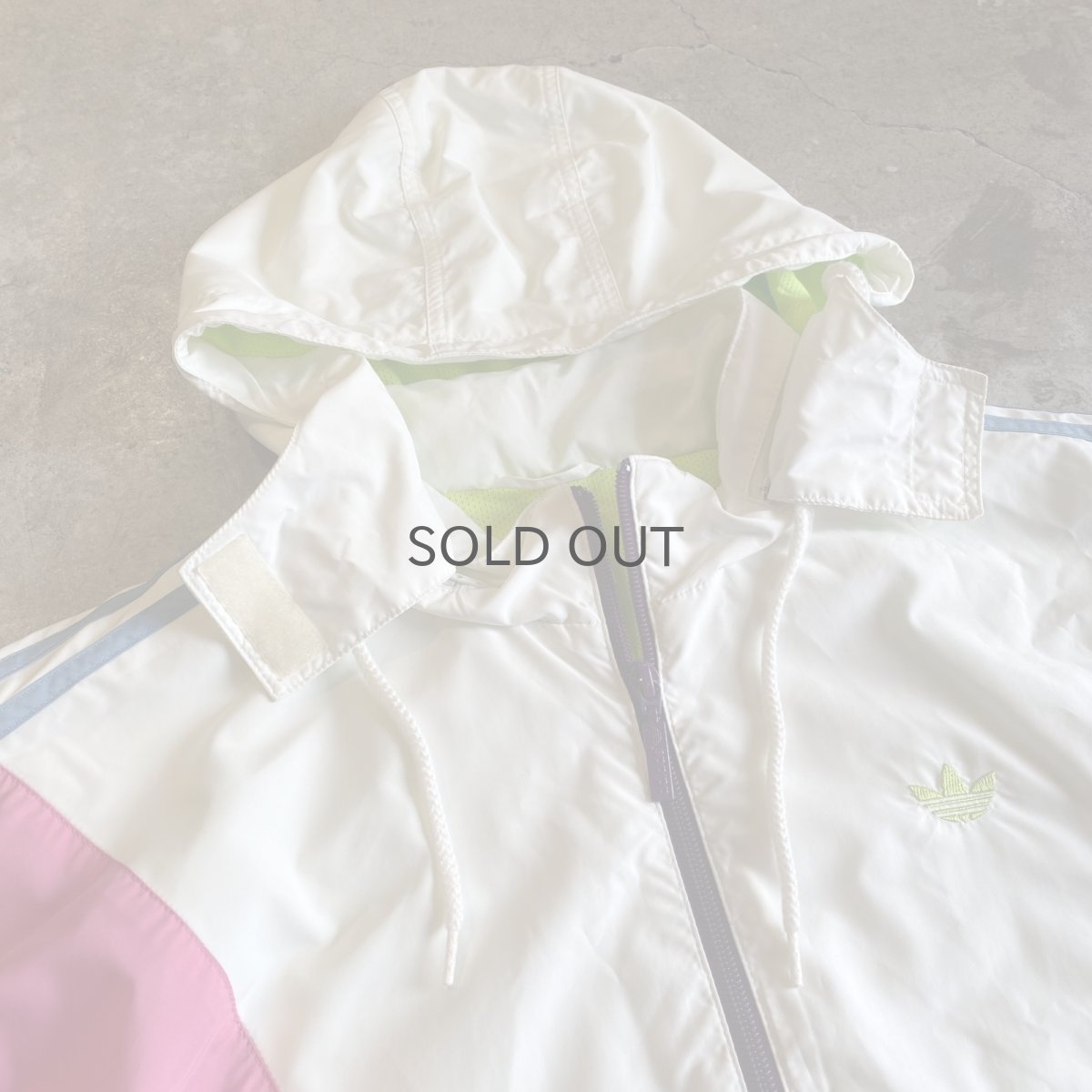 画像6: 【adidas】FOUR COLOR DESIGN ZIP UP DESIGN SPORTY JACKET / Ladies M(L) (6)