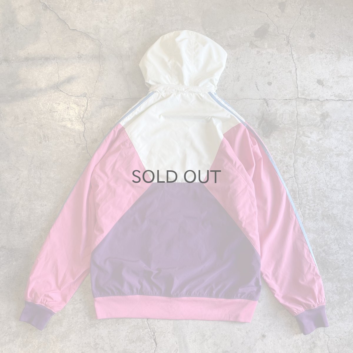 画像2: 【adidas】FOUR COLOR DESIGN ZIP UP DESIGN SPORTY JACKET / Ladies M(L) (2)