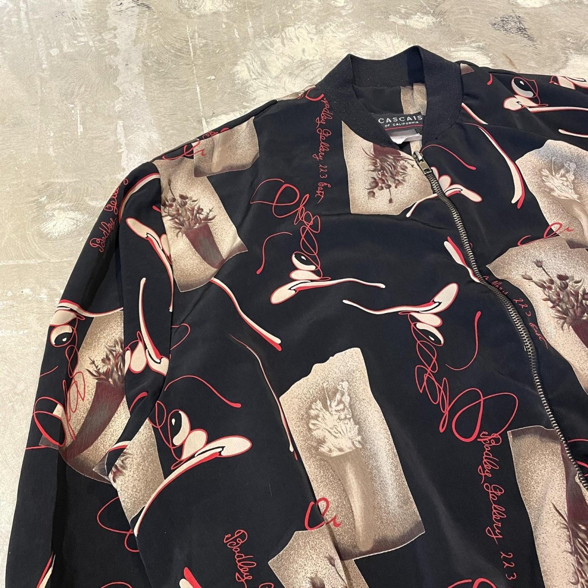 画像3: ALL OVER GRAPHIC PATTERN ZIP UP BLOUSON / Mens L (3)