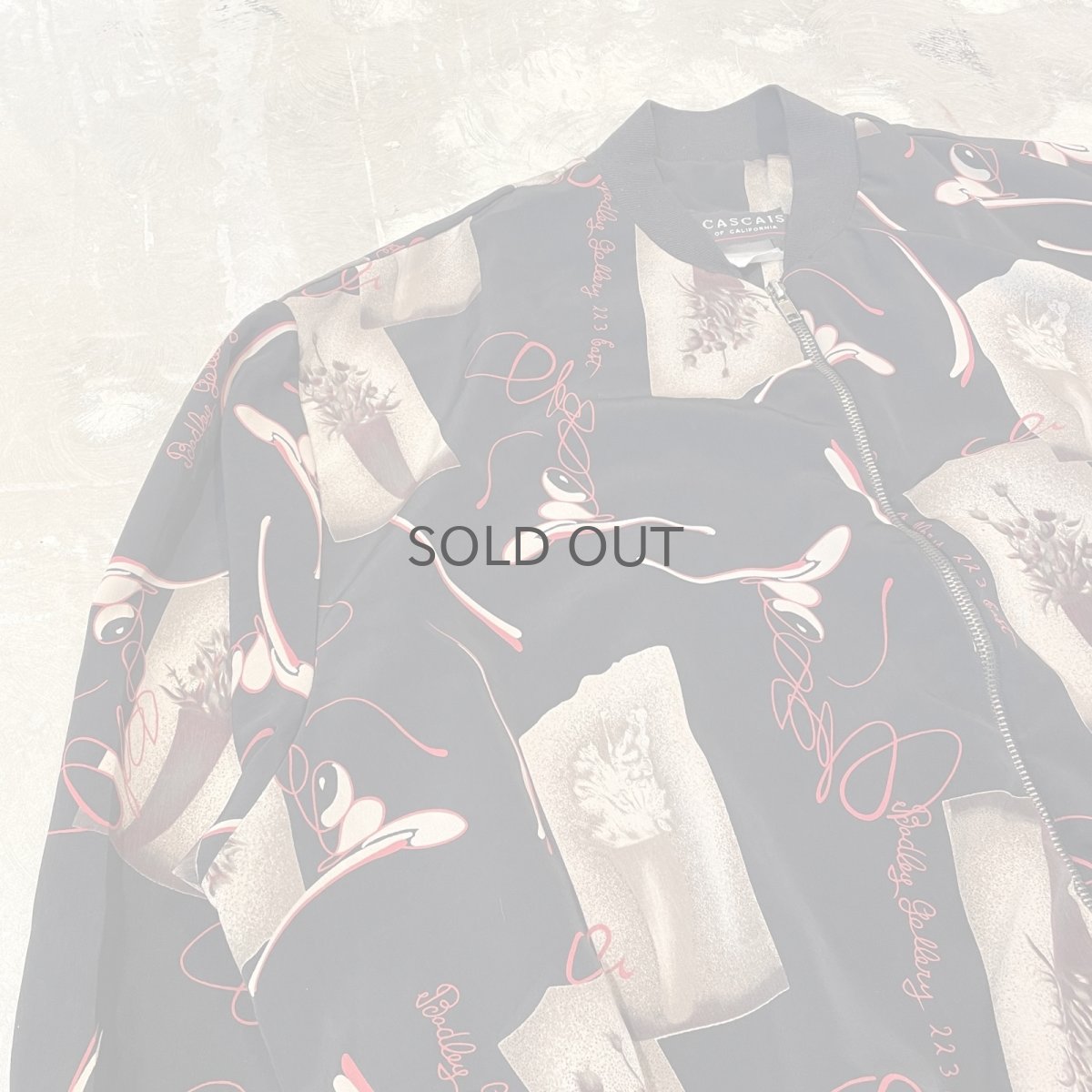 画像3: ALL OVER GRAPHIC PATTERN ZIP UP BLOUSON / Mens L (3)