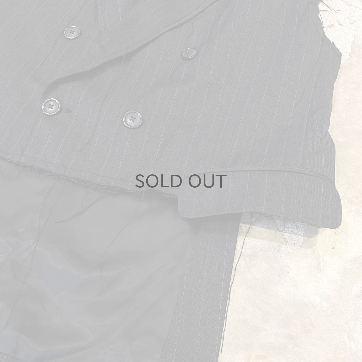 画像6: 【Wiz&Witch】"OUT STITCH" TAYLOR DOUBLE VEST ~BURBERRY'S~ / OS (6)