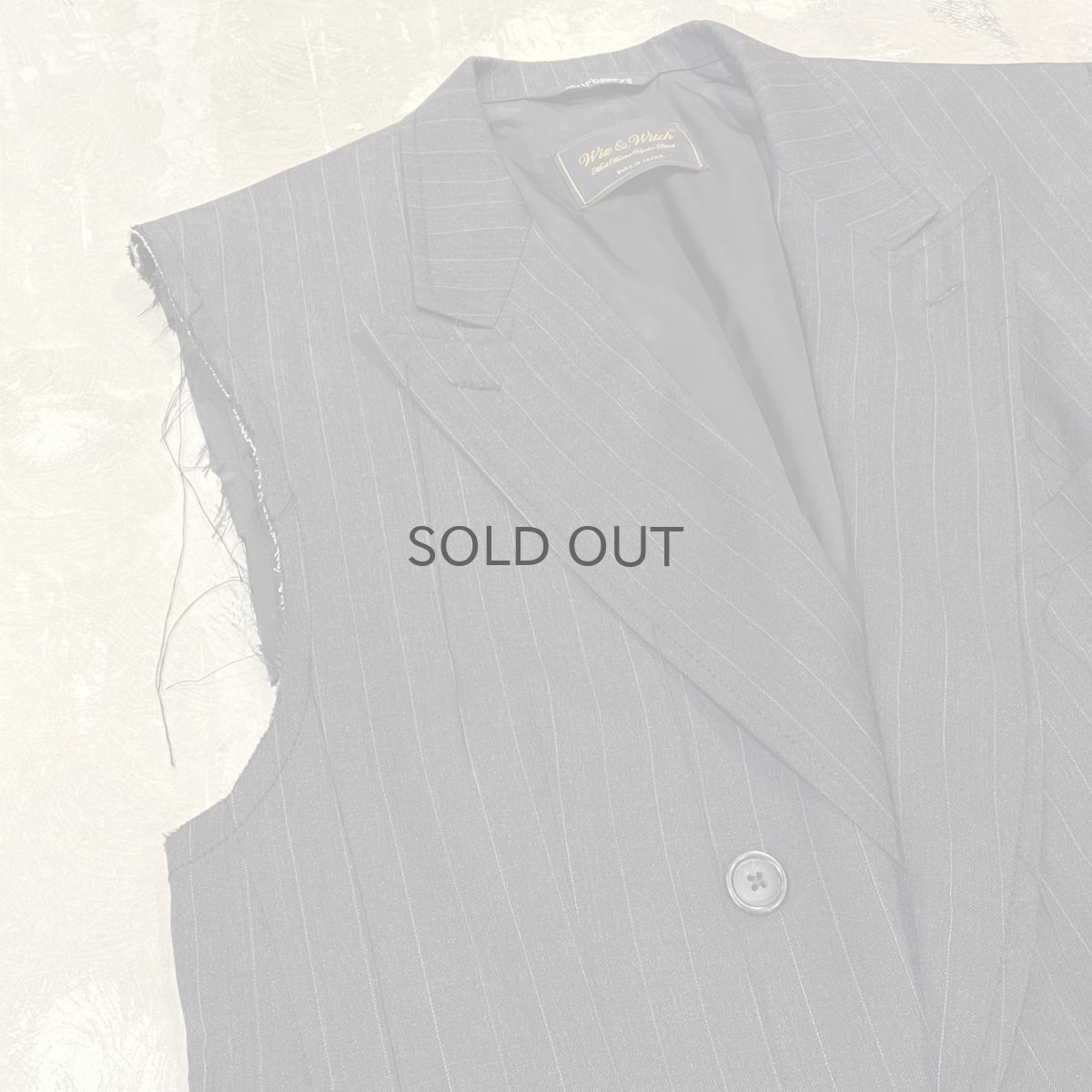 画像3: 【Wiz&Witch】"OUT STITCH" TAYLOR DOUBLE VEST ~BURBERRY'S~ / OS (3)