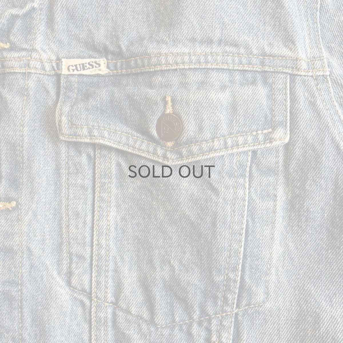 画像10: 80's 【GUESS】4 POCKET DESIGN DENIM JACKET / Ladies L(S) / MADE IN USA (10)