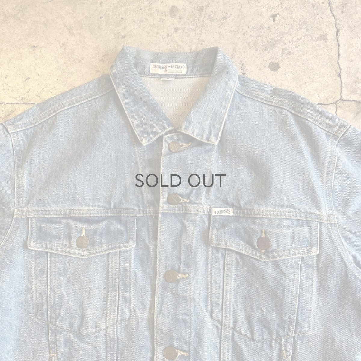 画像8: 80's 【GUESS】4 POCKET DESIGN DENIM JACKET / Ladies L(S) / MADE IN USA (8)