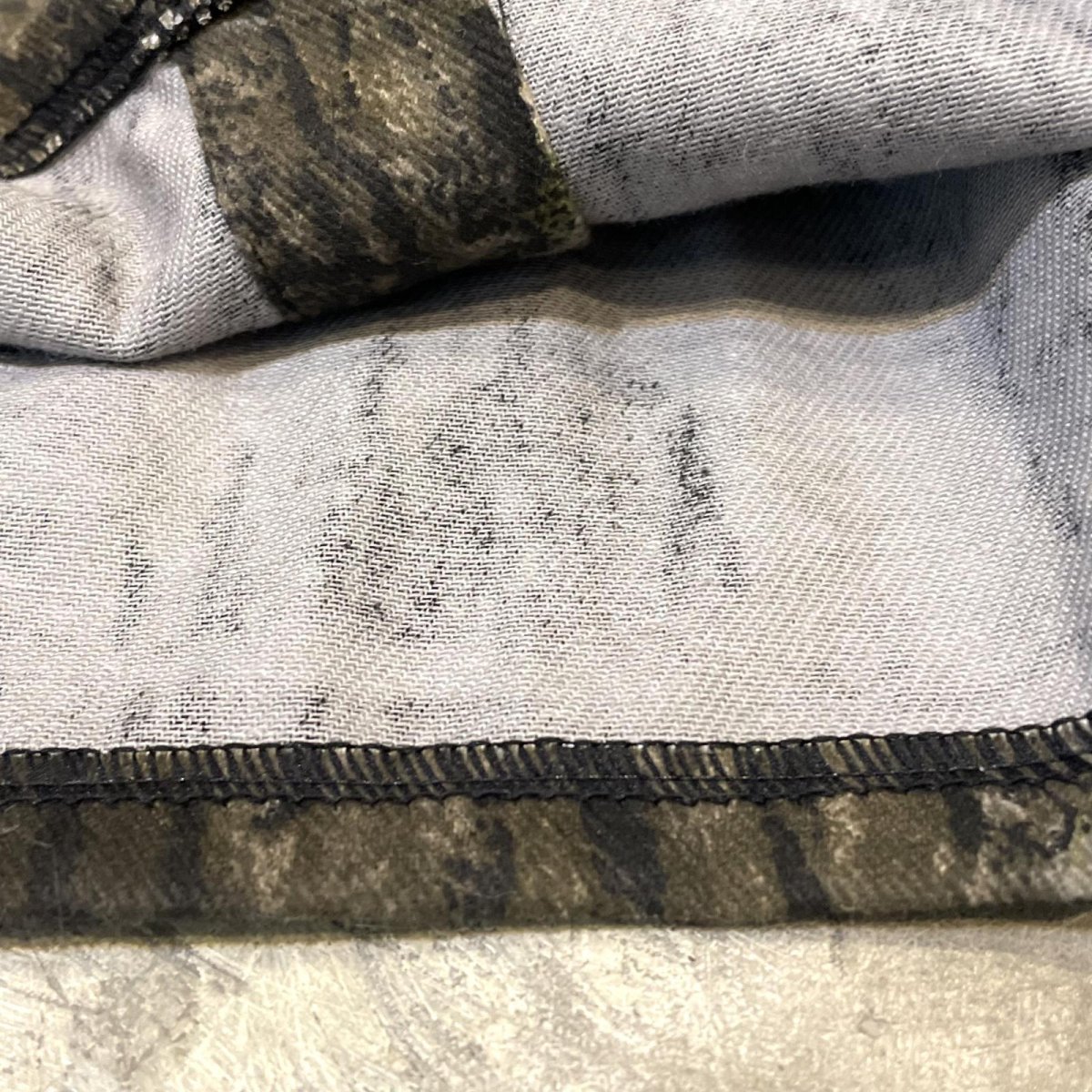 画像8: ALL OVER REAL TREE PATTERN SHORT LENGTH L/S SHIRT / Mens XL (8)