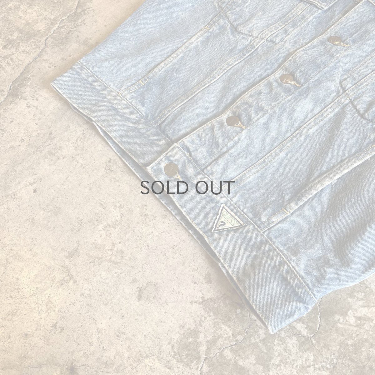 画像4: 80's 【GUESS】4 POCKET DESIGN DENIM JACKET / Ladies L(S) / MADE IN USA (4)