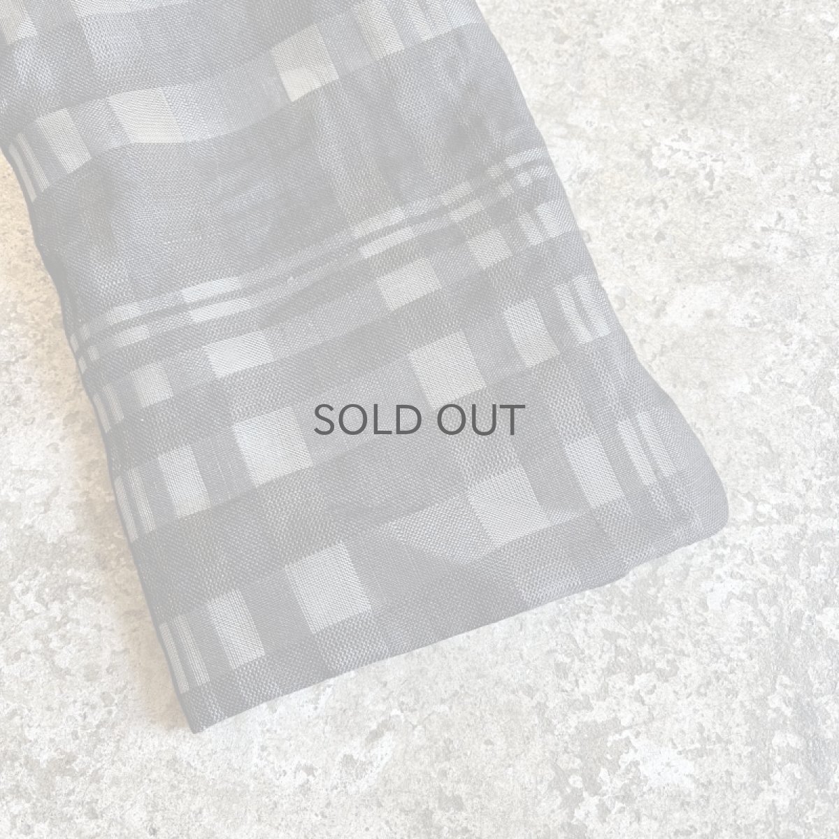 画像6: MONOCHROME COLOR CHECK ALL OVER PATTERN SHEER DESIGN JACKET / Ladies M(40) (6)