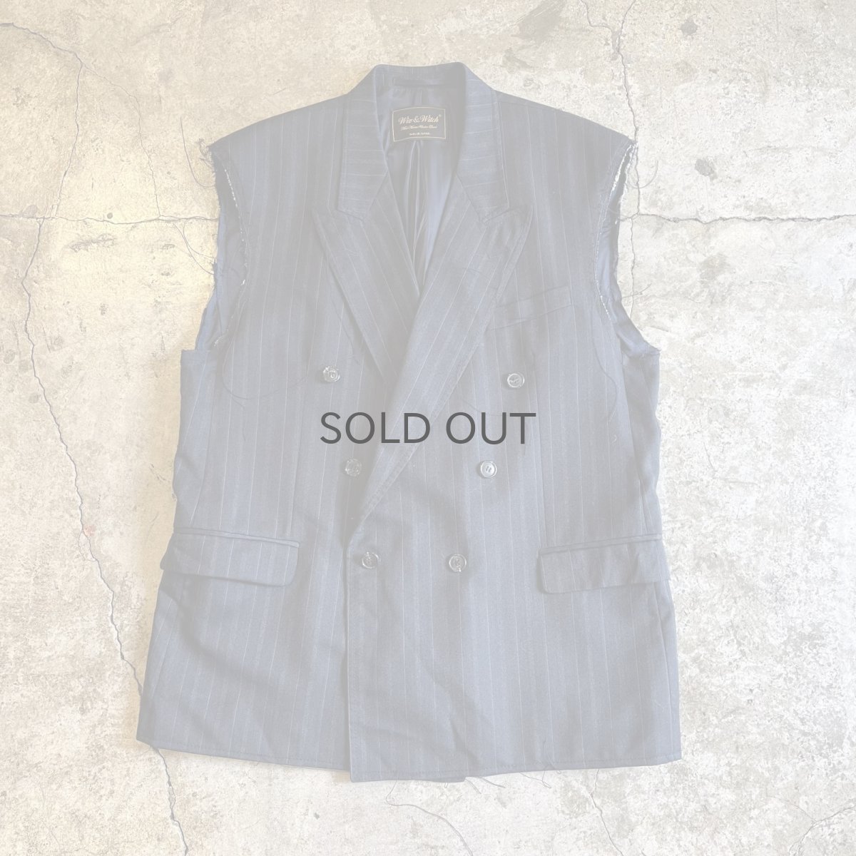 画像1: 【Wiz&Witch】"OUT STITCH" TAILOR DOUBLE VEST  / OS (1)
