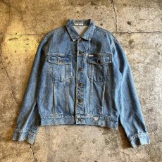 画像1: 80's 【GUESS】4 POCKET DESIGN DENIM JACKET / Ladies L(S) / MADE IN USA (1)
