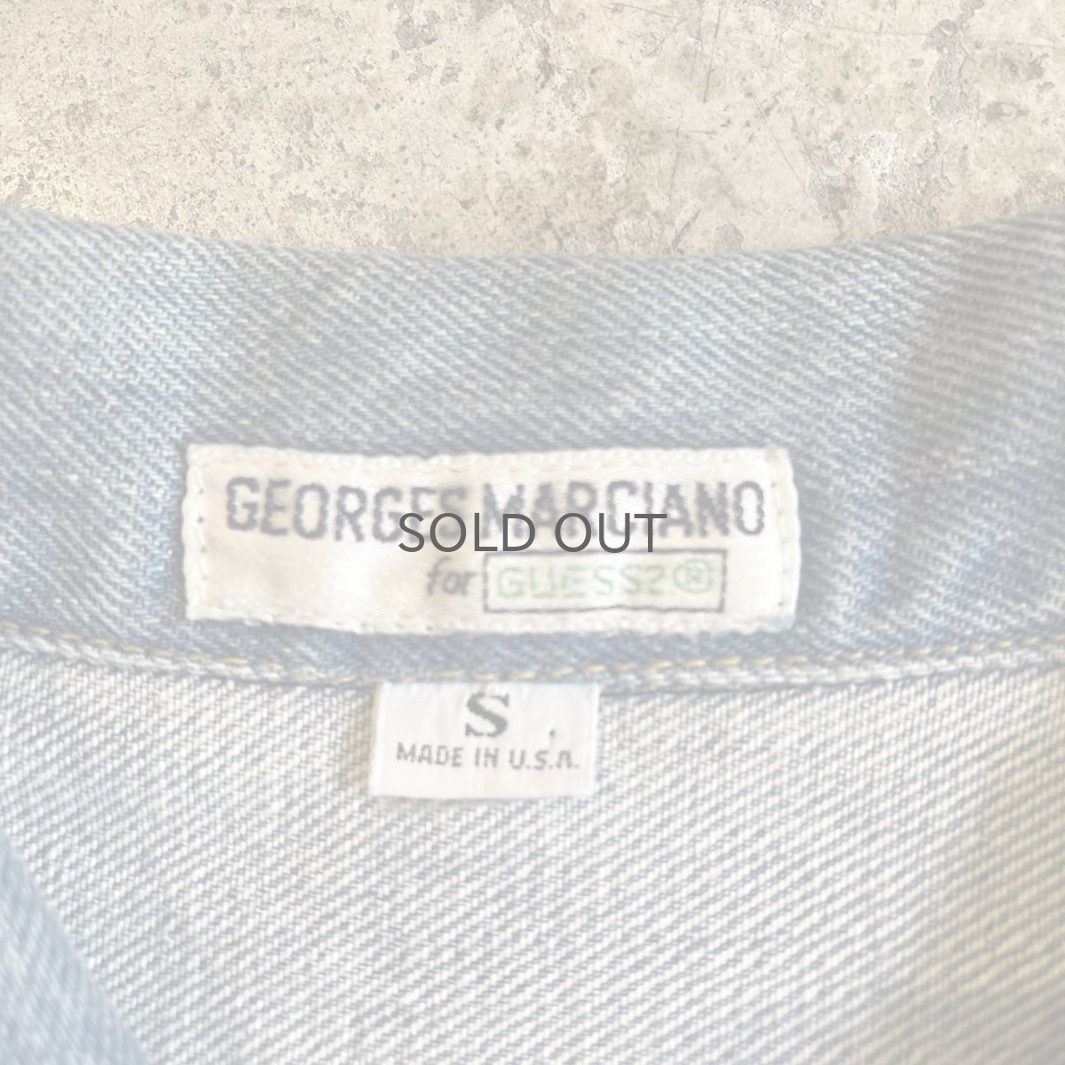 画像12: 80's 【GUESS】4 POCKET DESIGN DENIM JACKET / Ladies L(S) / MADE IN USA (12)