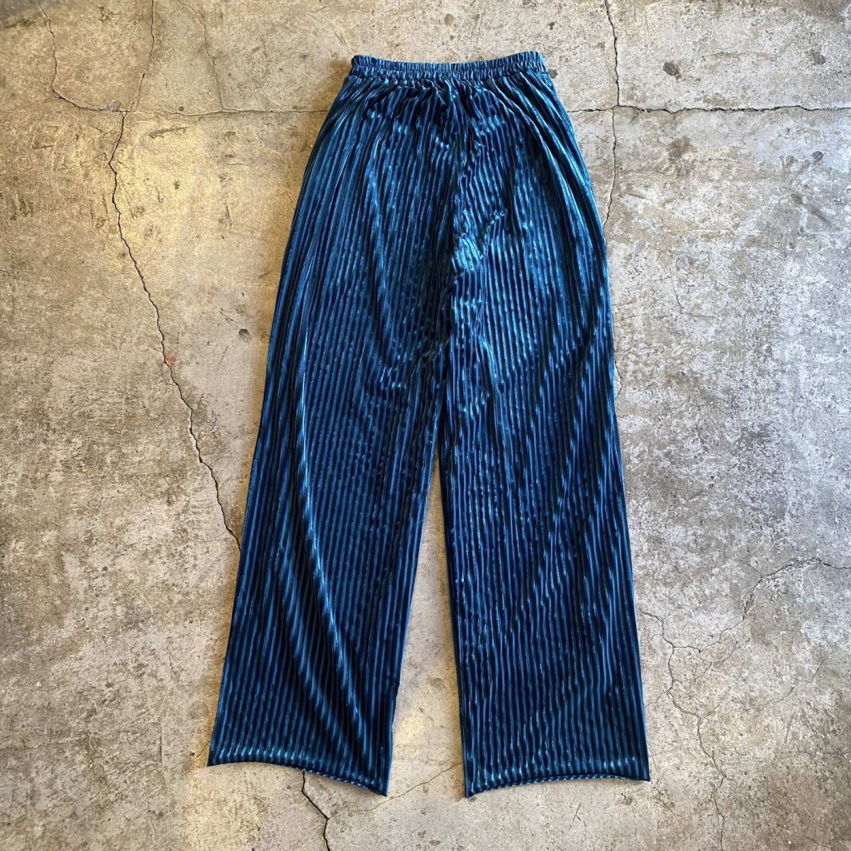 画像2: STRIPE DESIGN COLOR VELVET PANTS / W24~W30 (2)