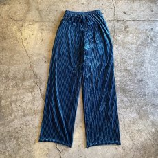 画像2: STRIPE DESIGN COLOR VELVET PANTS / W24~W30 (2)