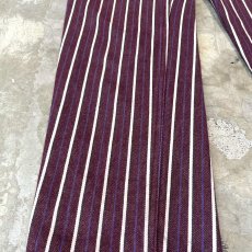 画像7: STRIPE PATTERN STRAIGHT SILHOUETTE COTTON PANTS / W31 (7)