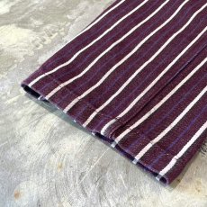 画像8: STRIPE PATTERN STRAIGHT SILHOUETTE COTTON PANTS / W31 (8)