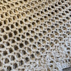 画像9: IVORY COLOR DESIGN PATTERN CROCHET VEST / Ladies M (9)