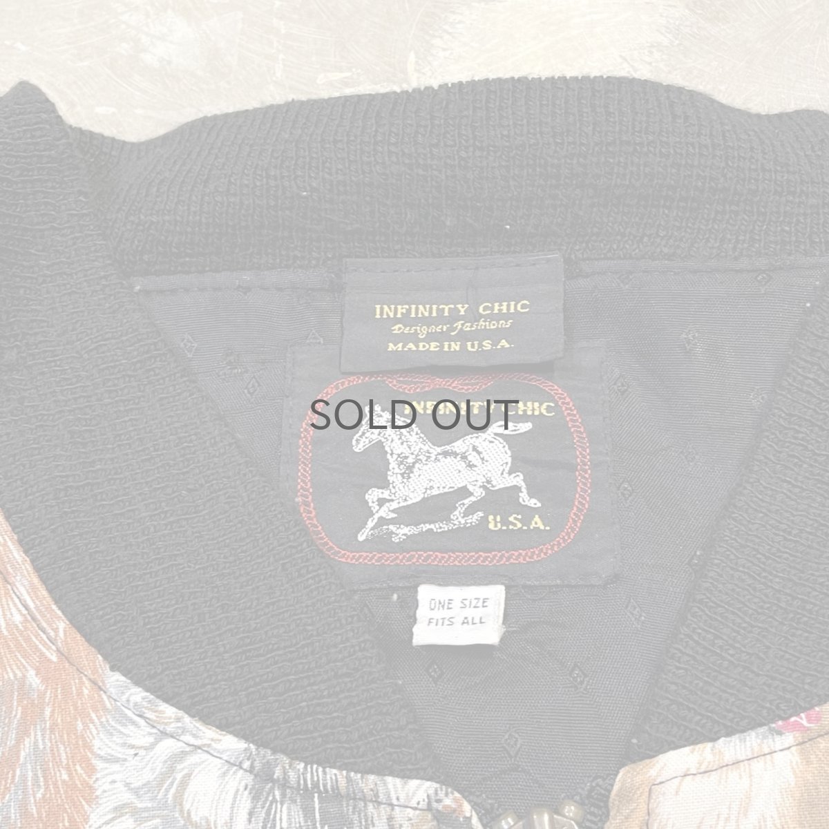 画像10: 80~90's ALL OVER DOGS GRAPHIC PATTERN ZIP UP JACKET / Mens XL / MADE IN USA (10)