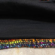 画像8: COLOR MIX BORDER PATTERN SILK JACKET / Mens S / MADE IN INDIA (8)