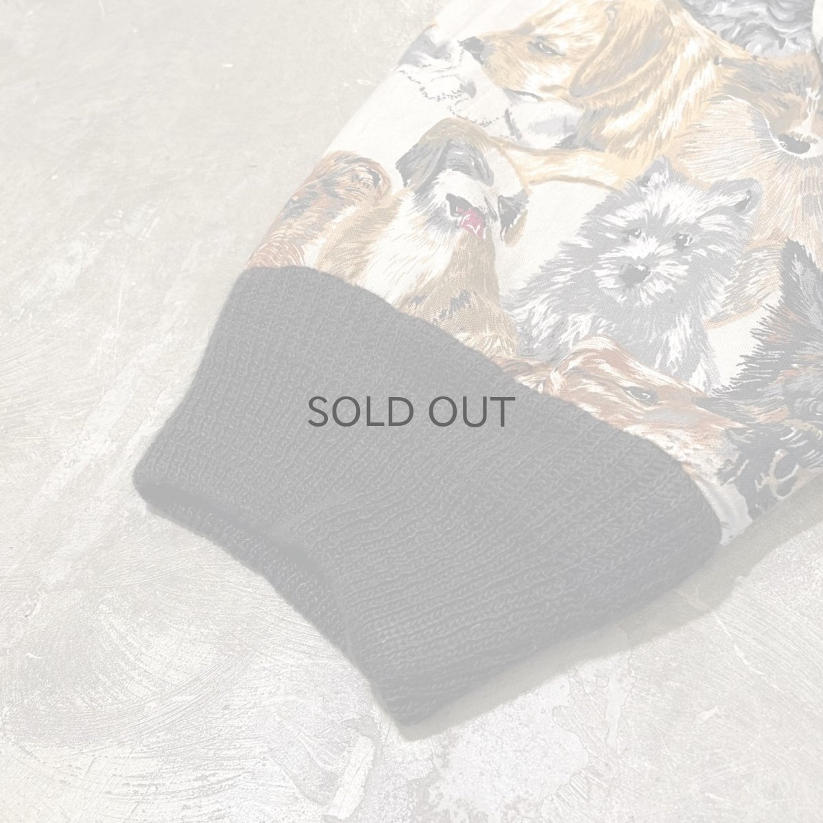 画像7: 80~90's ALL OVER DOGS GRAPHIC PATTERN ZIP UP JACKET / Mens XL / MADE IN USA (7)