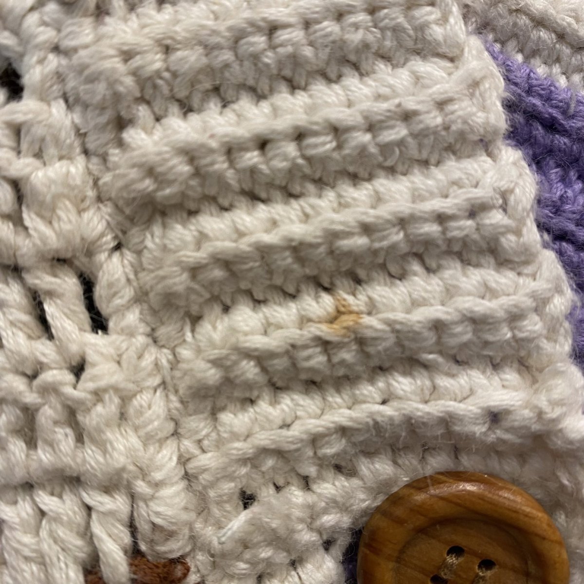 画像14: COLOR ALL OVER PATTERN COTTON KNIT CARDIGAN / Ladies M(L) (14)