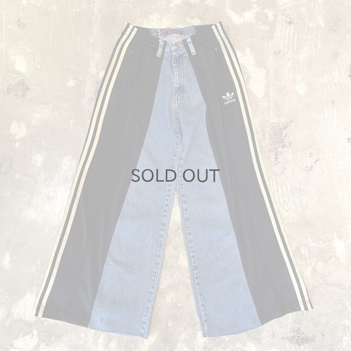 画像1: 【Wiz&Witch】"UNITED" SPORTY DENIM PANTS / OS (1)