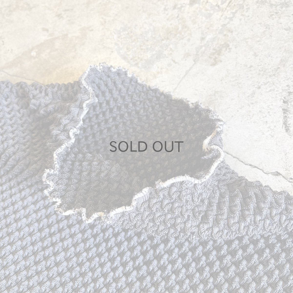 画像10: POINT STITCH DESIGN POPCORN CHECKER PATTERN L/S TOPS / Ladies S~M (10)