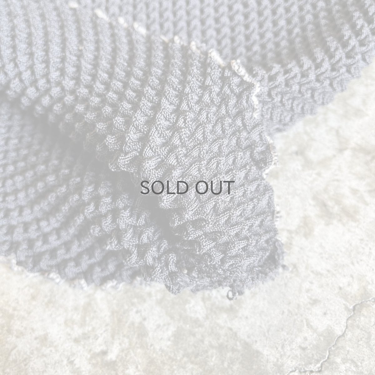 画像5: POINT STITCH DESIGN POPCORN CHECKER PATTERN L/S TOPS / Ladies S~M (5)