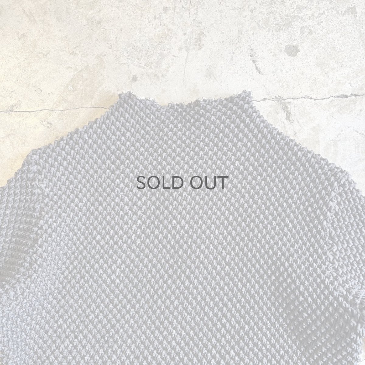 画像8: POINT STITCH DESIGN POPCORN CHECKER PATTERN L/S TOPS / Ladies S~M (8)